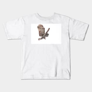 Incoming - Great Grey Owl Kids T-Shirt